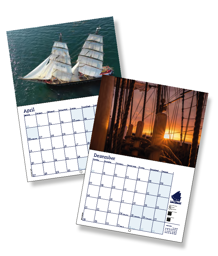 .. praktisch & alltagstauglich: Platz für Termine & Notizen